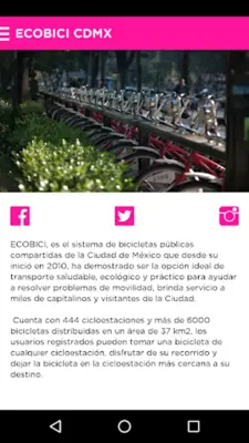 ECOBICI CDMX android App screenshot 2